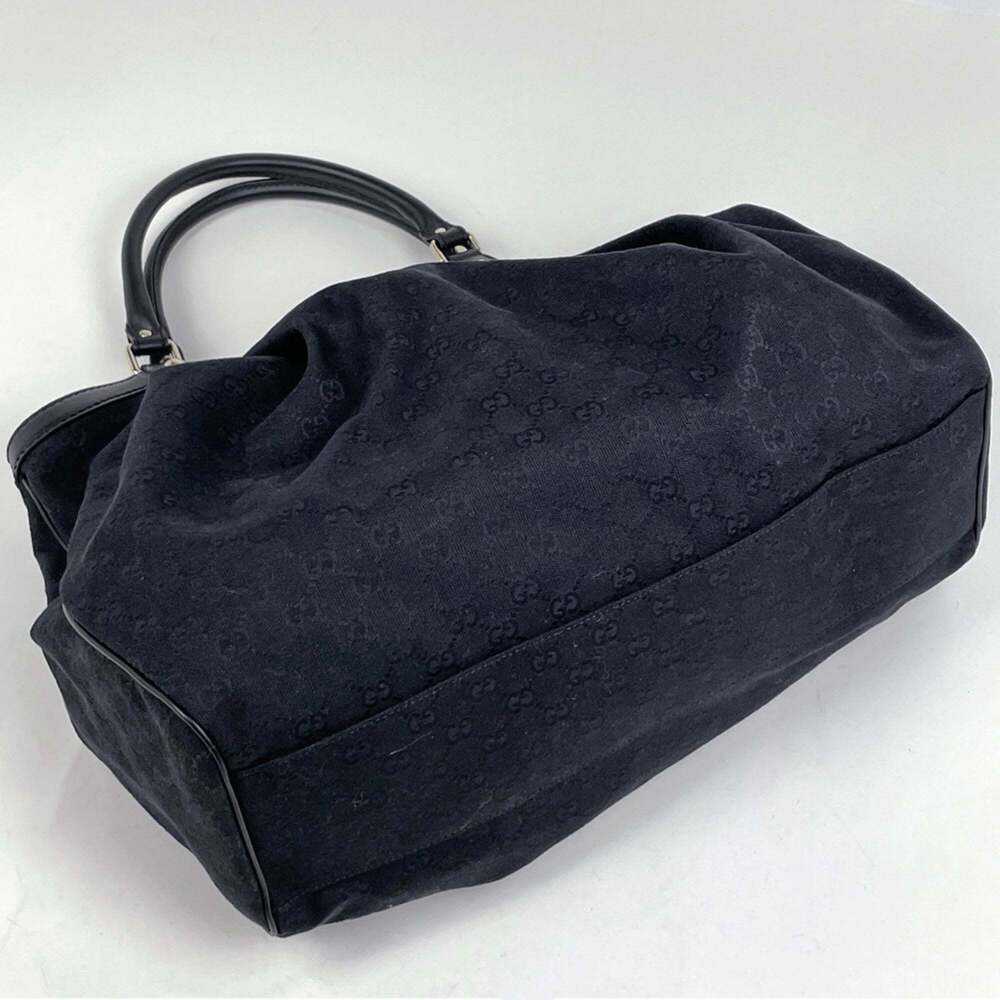 GUCCI Black Canvas Tote Bag - Picture 2 of 11